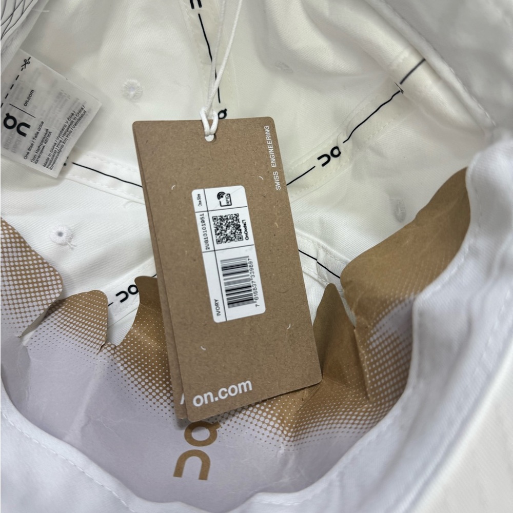 On White Baseball Cap white - Picture 9 of 10